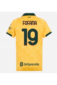 AC Milan Youssouf Fofana #19 Voetbaltruitje 3e tenue Dames 2025-26 Korte Mouw